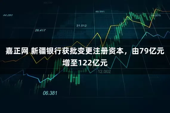 嘉正网 新疆银行获批变更注册资本，由79亿元增至122亿元